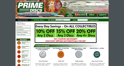Desktop Screenshot of primediscs.com