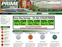 Tablet Screenshot of primediscs.com
